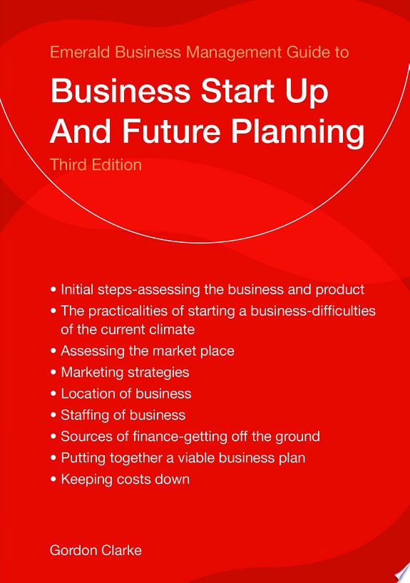 Business Start Up and Future Planning by Gordon Clarke book cover