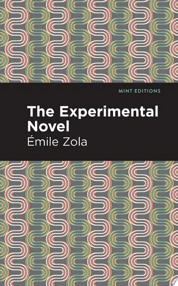 The Experimental Novel by Émile Zola book cover
