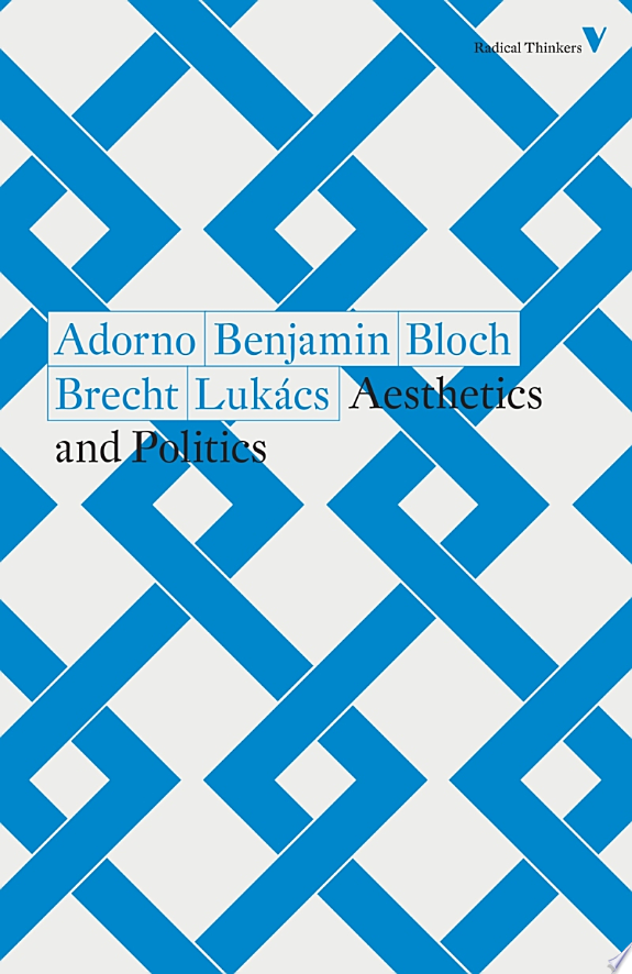 Aesthetics and Politics by Theodor Adorno book cover