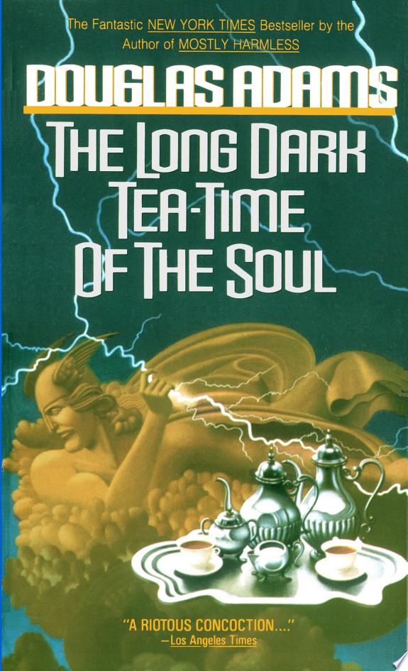 Long Dark Tea-Time of the Soul by Douglas Adams book cover