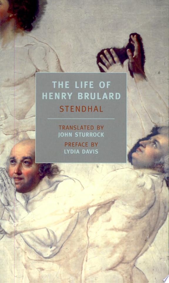 The Life of Henry Brulard by Stendhal book cover