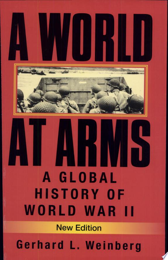 A World at Arms by Gerhard L. Weinberg book cover