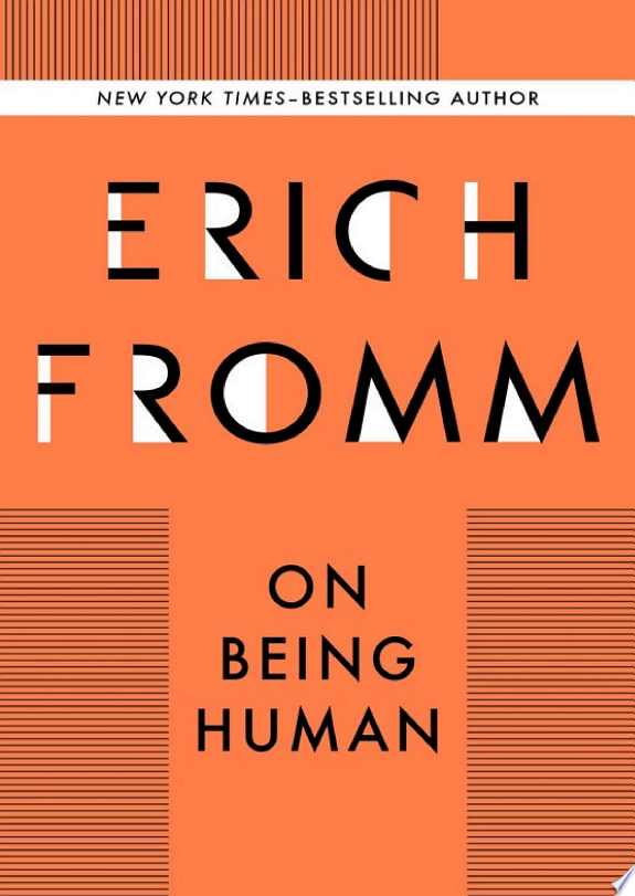 On Being Human by Erich Fromm book cover