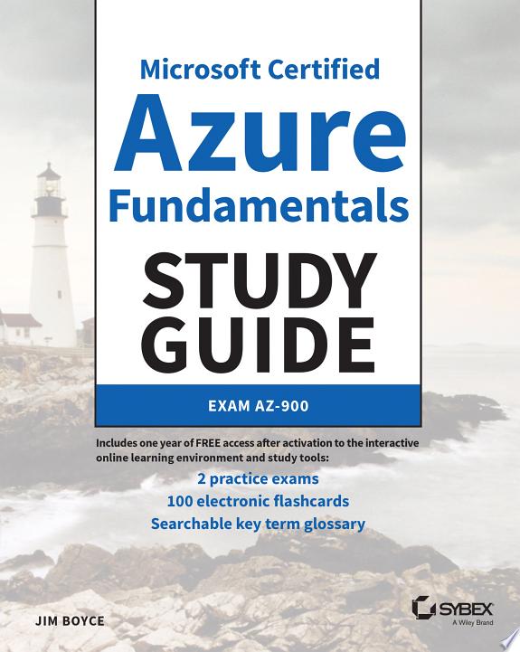 Microsoft Certified Azure Fundamentals Study Guide by Jim Boyce book cover