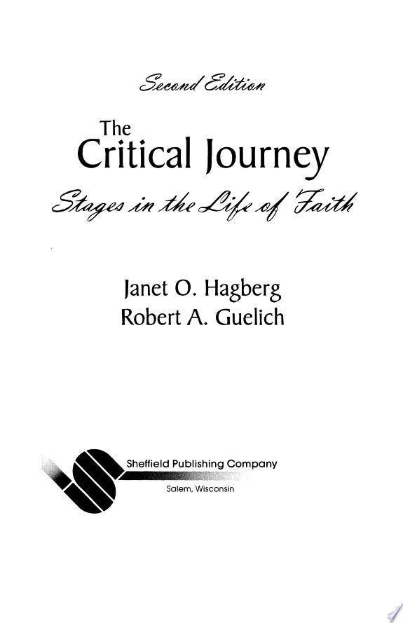 The Critical Journey by Janet O. Hagberg book cover