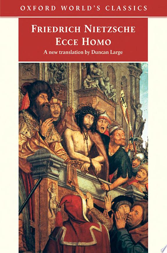 Ecce Homo by Friedrich Nietzsche book cover