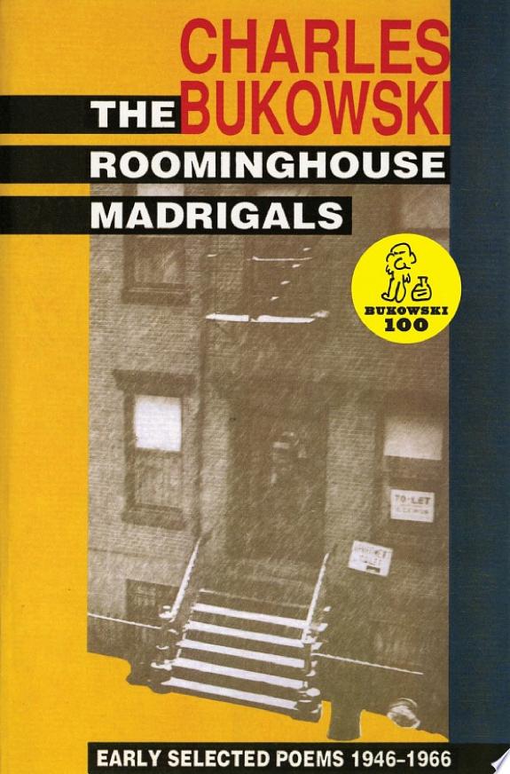 The Roominghouse Madrigals by Charles Bukowski book cover