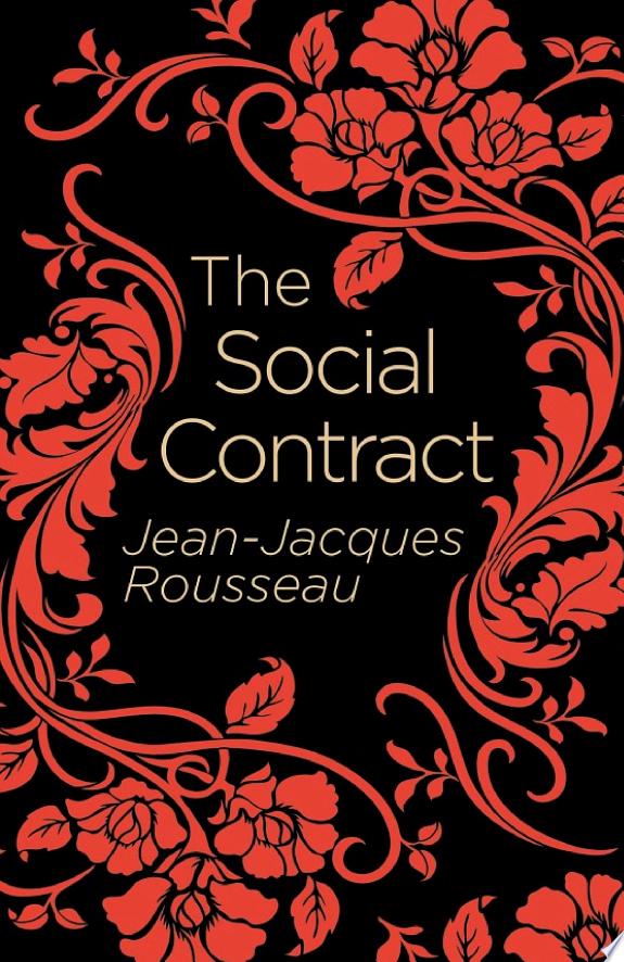 The Social Contract by Jean-Jacques Rousseau book cover