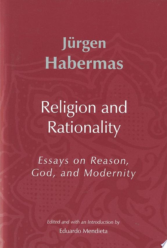Religion and Rationality by Jürgen Habermas book cover
