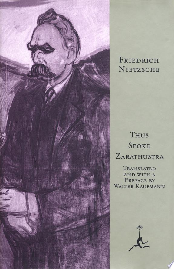Thus Spoke Zarathustra by Friedrich Nietzsche book cover