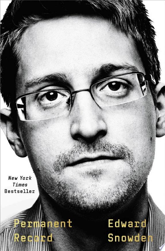Permanent Record by Edward Snowden book cover