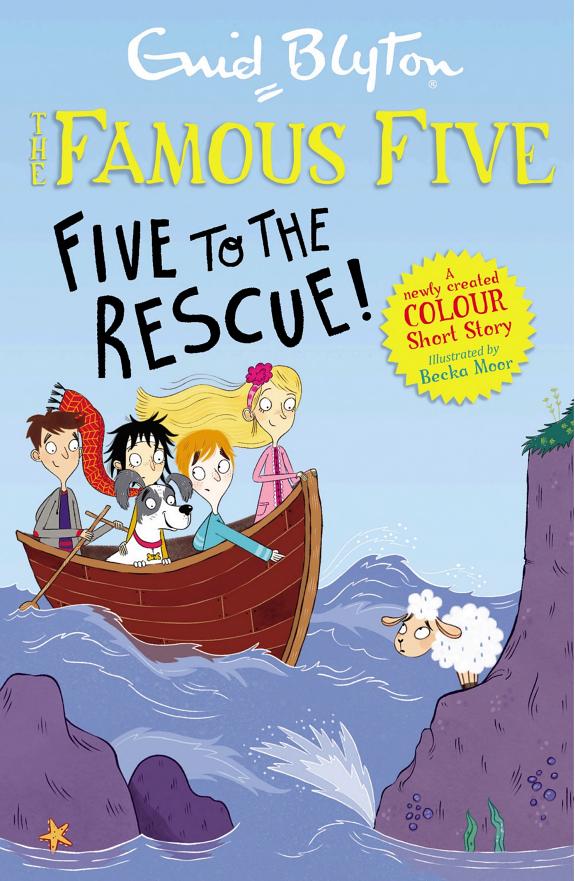 Famous Five Colour Short Stories: Five to the Rescue! by Enid Blyton book cover