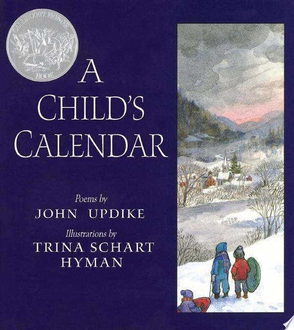 A Child's Calendar by John Updike book cover