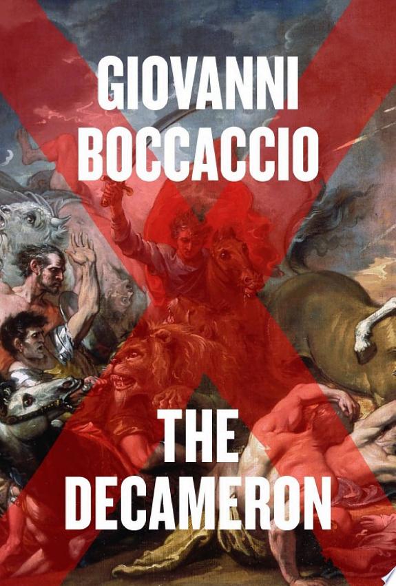 The Decameron by Giovanni Boccaccio book cover