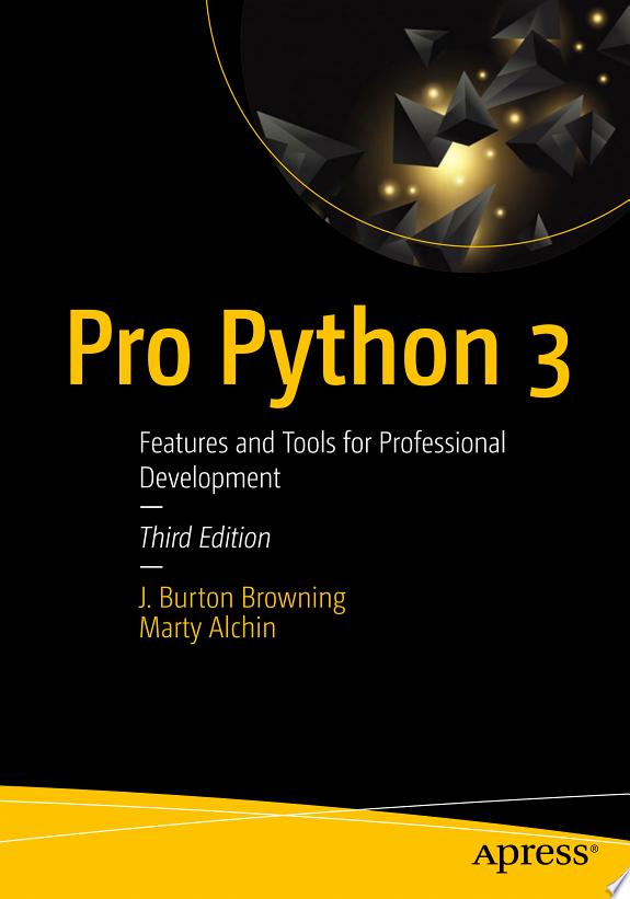 Pro Python 3 by J. Burton Browning book cover