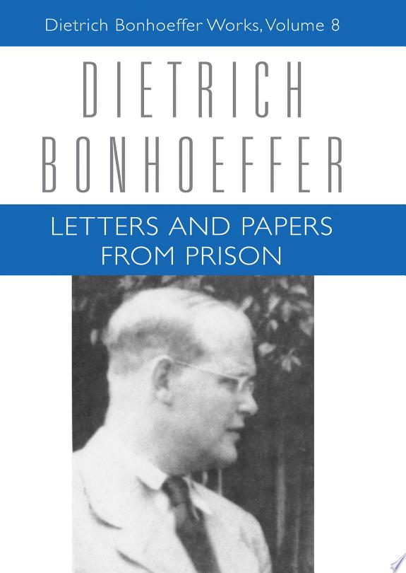 Letters and Papers from Prison by Dietrich Bonhoeffer book cover