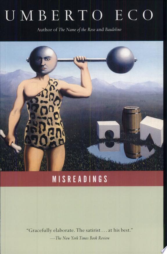 Misreadings by Umberto Eco book cover