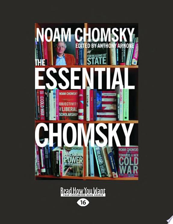 Essential Chomsky by Anthony Arnove book cover