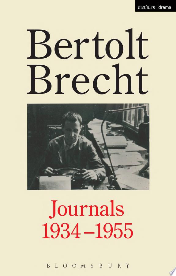 Bertolt Brecht Journals, 1934-55 by Bertolt Brecht book cover