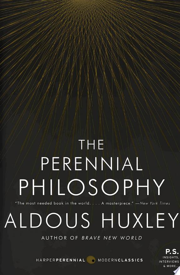 The Perennial Philosophy by Aldous Huxley book cover
