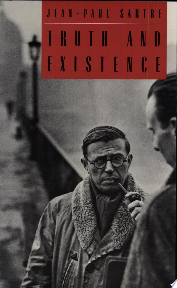 Truth and Existence by Jean-Paul Sartre book cover
