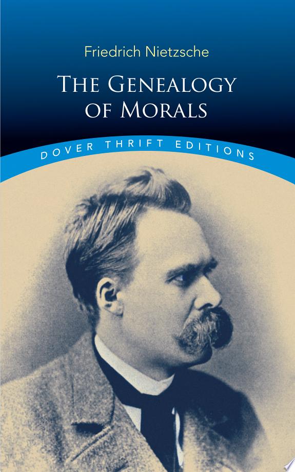 The Genealogy of Morals by Friedrich Wilhelm Nietzsche book cover