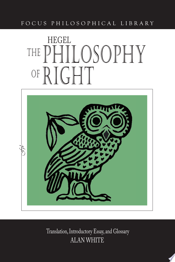 The Philosophy of Right by G. W. F. Hegel book cover