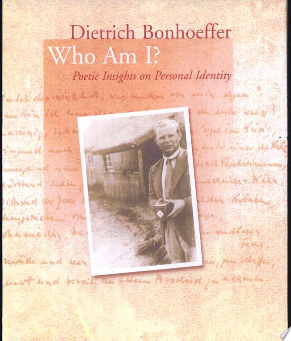 Who Am I? by Dietrich Bonhoeffer book cover