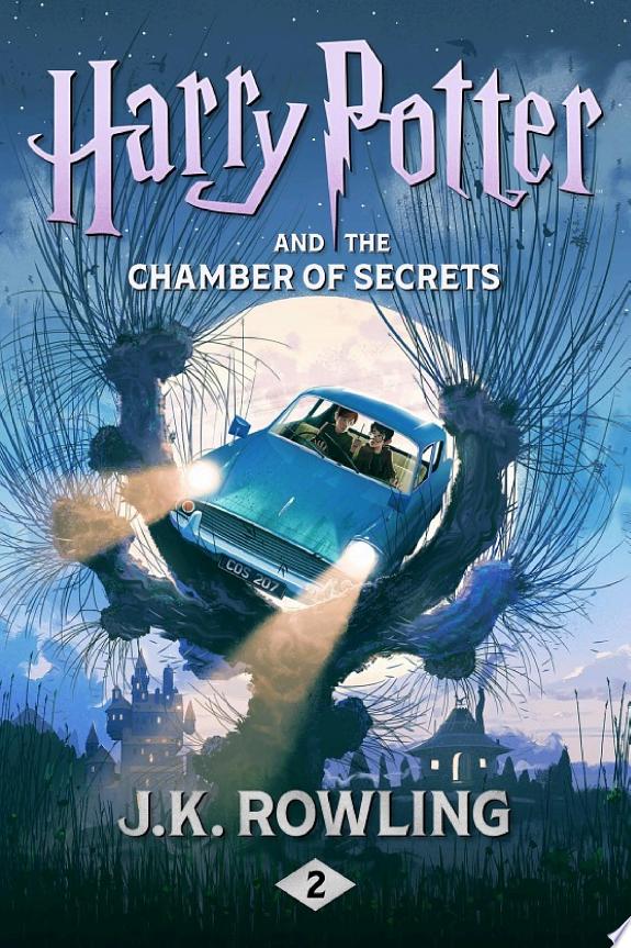 Harry Potter and the Chamber of Secrets by J.K. Rowling book cover