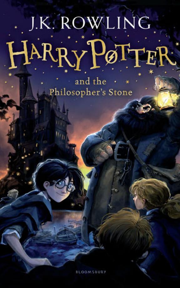 Harry Potter and the Philosopher's Stone by J. K. Rowling book cover