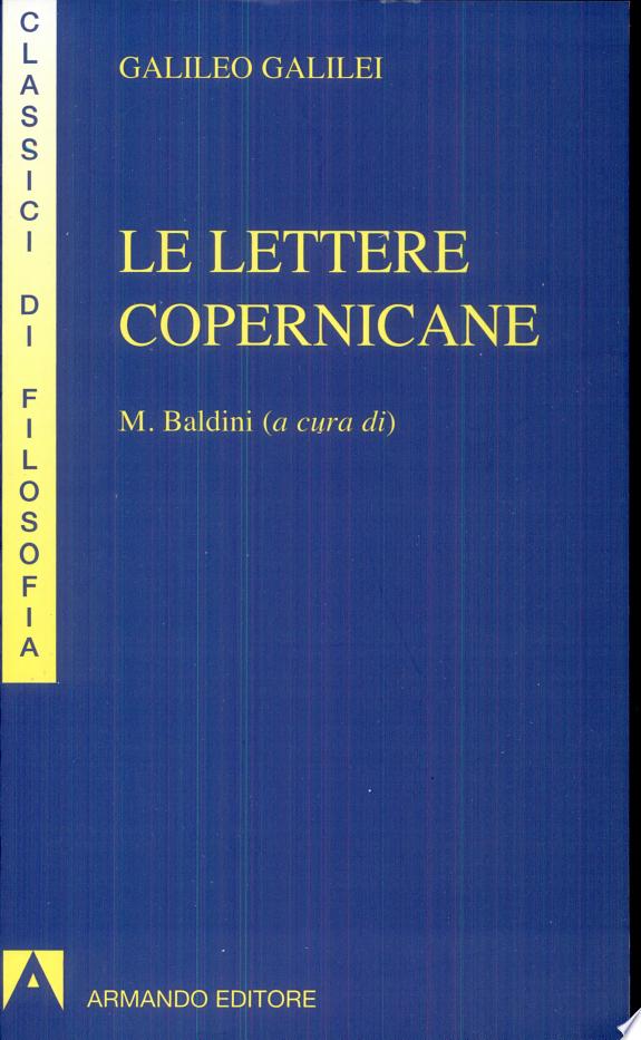Le lettere copernicane by Galileo Galilei book cover