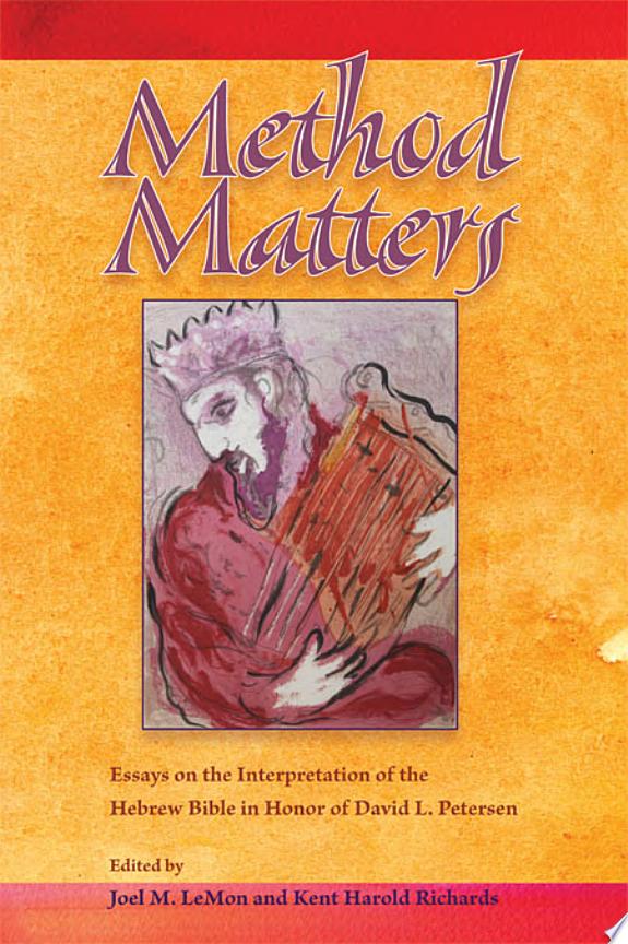 Method Matters by David L. Petersen book cover