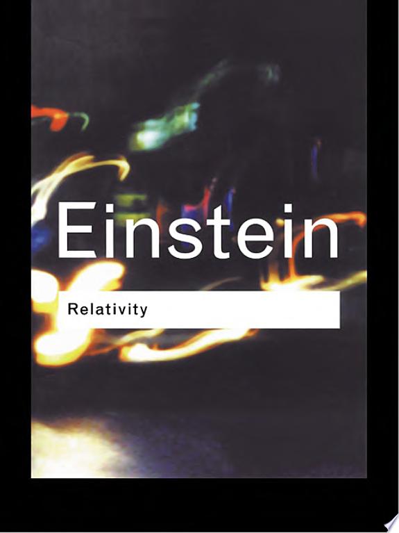 Relativity by Albert Einstein book cover