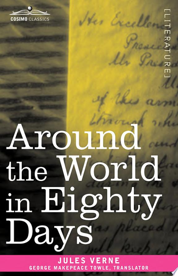 Around the World in Eighty Days by Jules Verne book cover