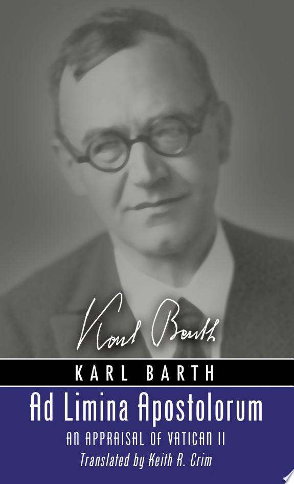 Ad Limina Apostolorum by Karl Barth book cover