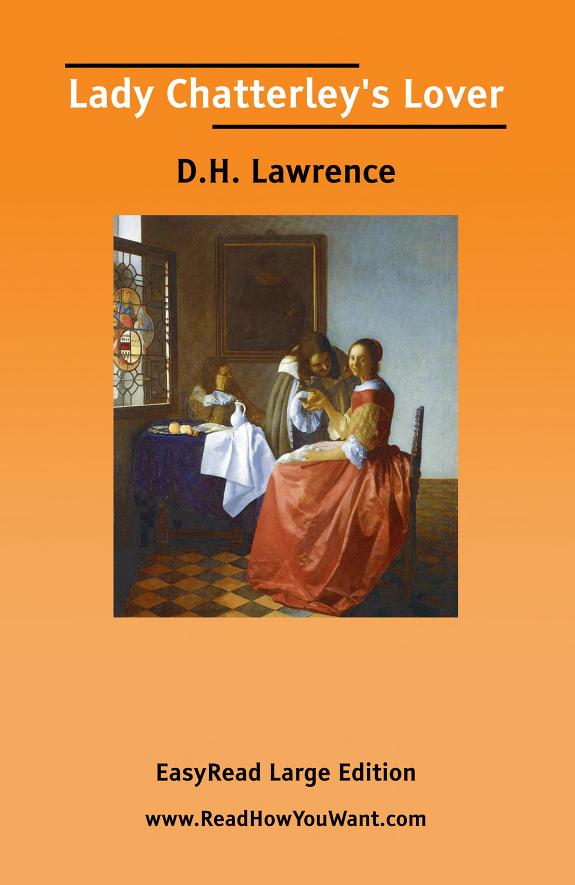 Lady Chatterley's Lover by D. H. Lawrence book cover