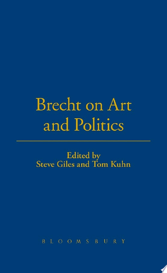 Brecht On Art And Politics by Bertolt Brecht book cover