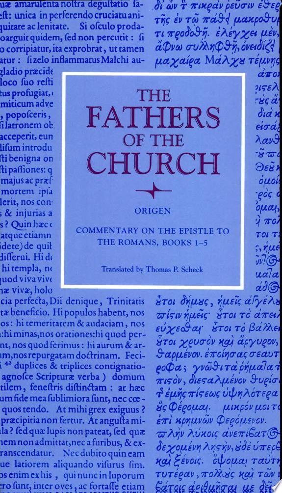 Commentary on the Epistle to the Romans, Books 1-5 by Origen book cover