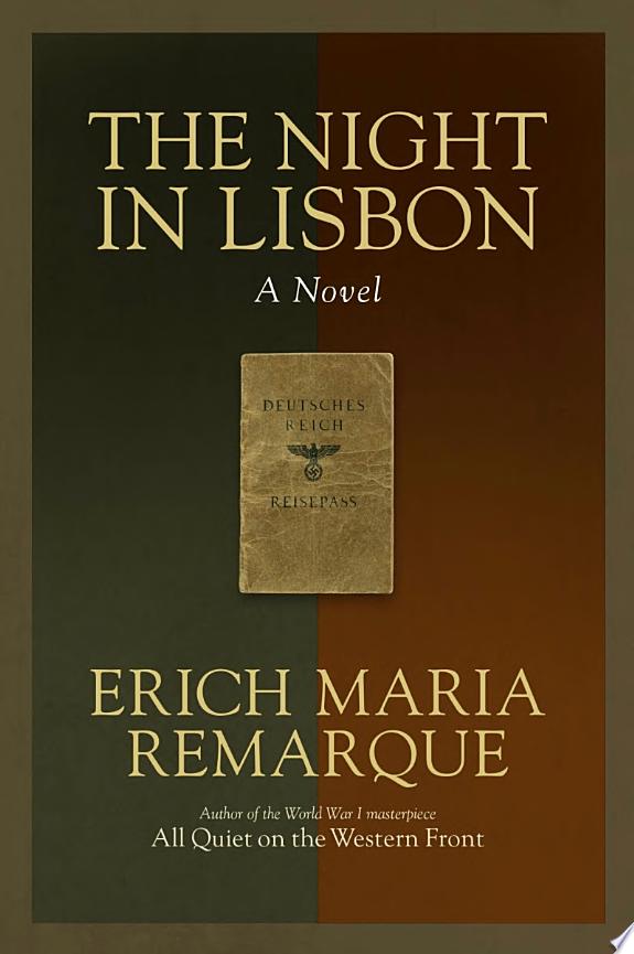 The Night in Lisbon by Erich Maria Remarque book cover