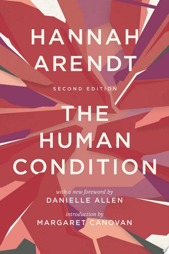 The Human Condition by Hannah Arendt book cover