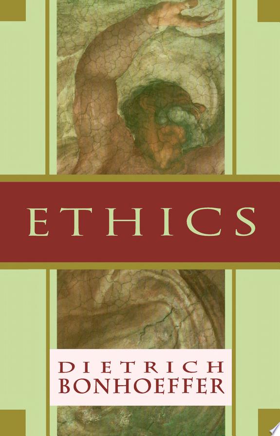 Ethics by Dietrich Bonhoeffer book cover