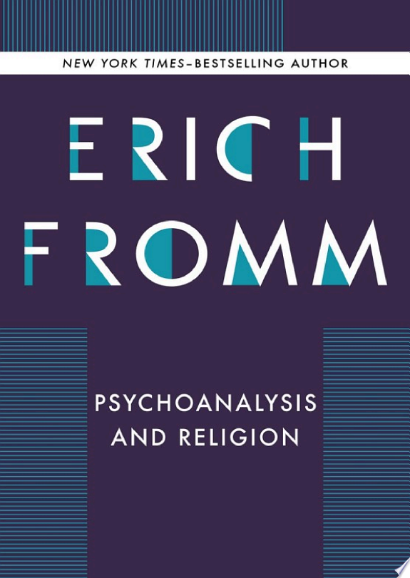 Psychoanalysis and Religion by Erich Fromm book cover