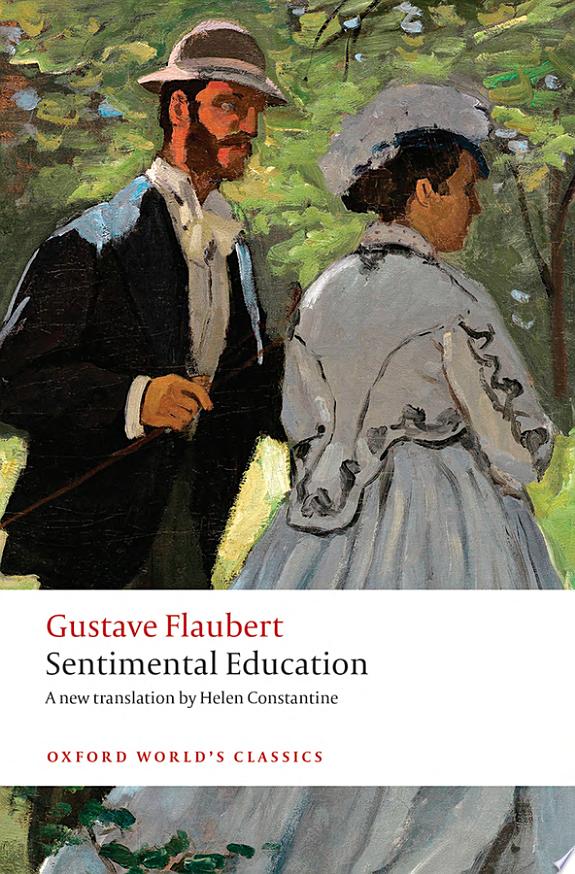 Sentimental Education by Gustave Flaubert book cover