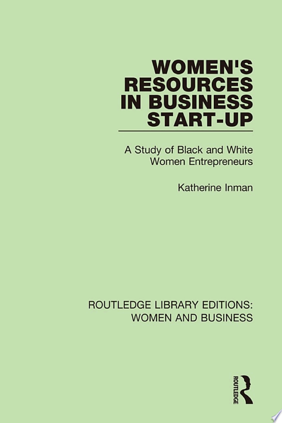 Women's Resources in Business Start-Up by Katherine Inman book cover