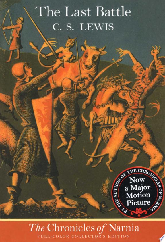 The Last Battle (full color) by C. S. Lewis book cover