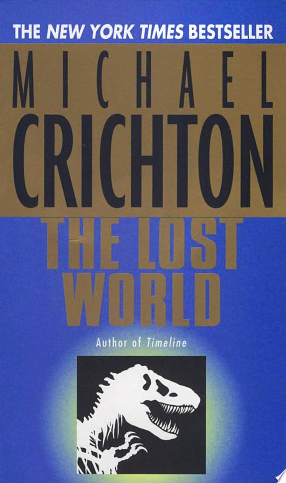 The Lost World by Michael Crichton book cover