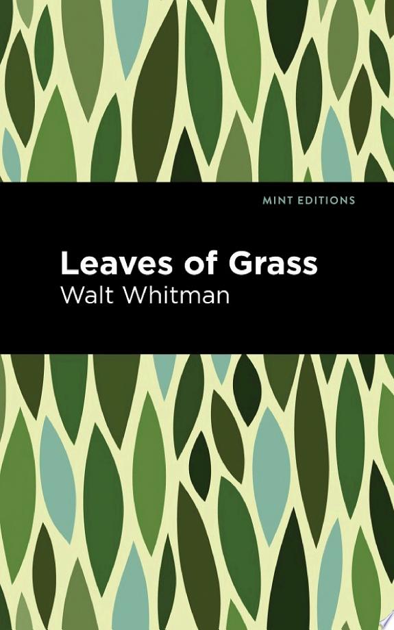 Leaves of Grass by Walt Whitman book cover