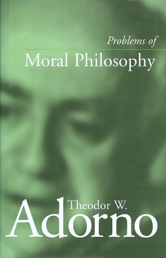 Problems of Moral Philosophy by Theodor W. Adorno book cover
