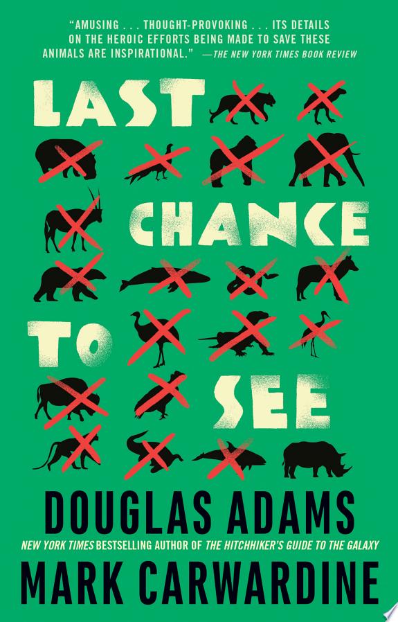 Last Chance to See by Douglas Adams book cover