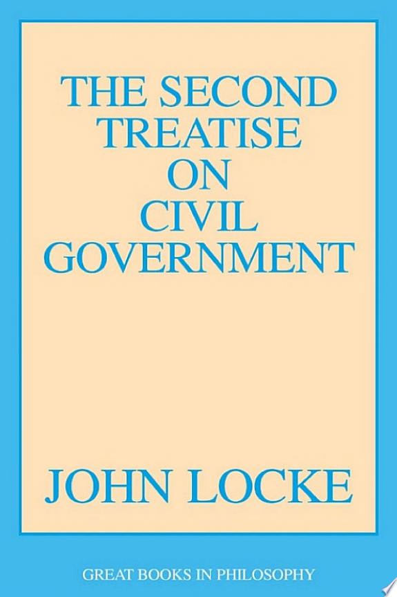 The Second Treatise on Civil Government by John Locke book cover